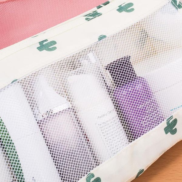 

портативный бизнес прием света, распространяющегося wash bag cosmetic bag водонепроницаемой ткани сетки переносные продукты packbags travel4