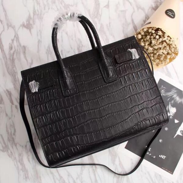 

дизайнер-высокое качество горячие продажи мода женщины натуральная кожаная сумка крокодил зерна sac de jour сумка на плечо 324823