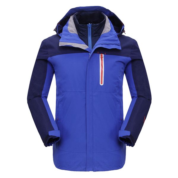 

grail men double layer outdoor thermal jacket 3m thinsulate lining 3in1 jacket ski sport coat waterproof windproof m2103a