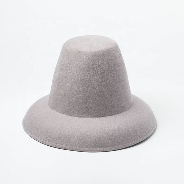 

высокая форма короны старинные женщины дамы шерстяная фетровая шляпа