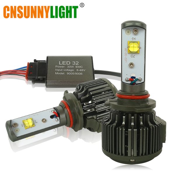 

cnsunnylight high power canbus h11 h8 mkr led 16000lm hb3 hb4 9005 9006 880 car headlight 6000k white car fog light 12v no error