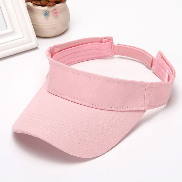 

casual sun visor stylish tennis outdoor sports hiking men women golf light weight solid cap fashion summer plain, Blue;gray