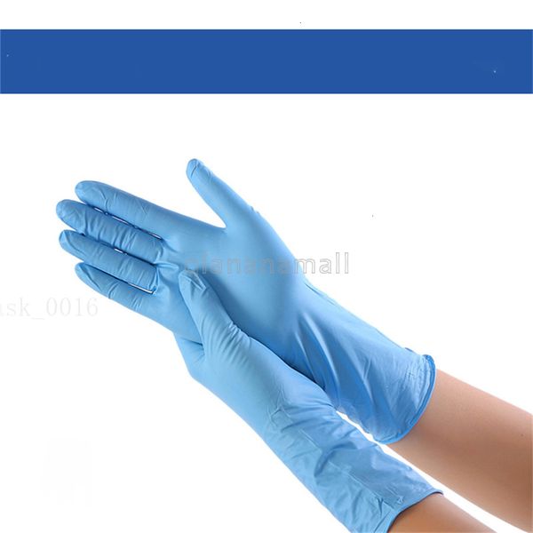 

good quality disposable biodegradable plastic nitrile disposable 100pcs gloves hand