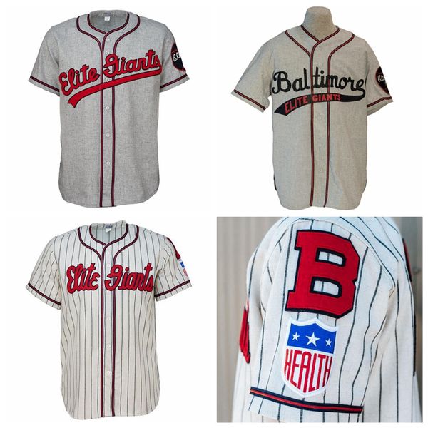 

Custom Baltimore Elite Giants 1949 Road Jersey Men Women Youth Any Name Any Number Free Shipping Size S-4XL
