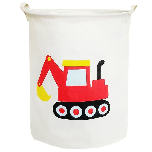 

new waterproof foldable laundry hamper bucket,bin storage organizer for toy collection,canvas storage basket with stylish cartoo
