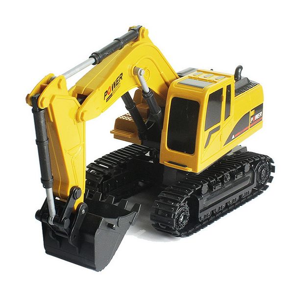 

2.4g eight-way alloy excavator wireless remote control excavator creative rc truck beach toy rc engineering car trac