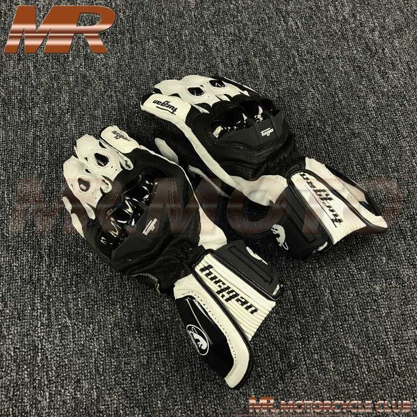 

furygan afs-18 leather motorcycle racing gloves men's all-around motorcycle racing gloves, Black