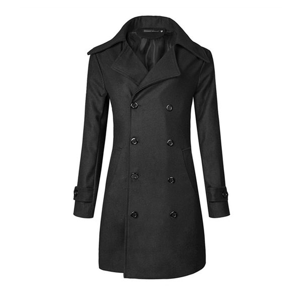 

men trench new linen winter coat student casual trench coat design slim fit office suit jackets drop shipping, Tan;black