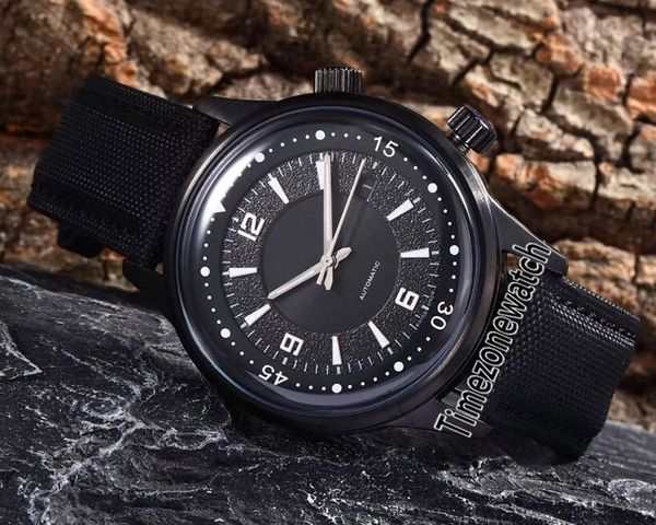 

new polaris 9008471 miyota 8215 automatic mens watch pvd steel all black dial black nylon strap 41mm watches 6 styles timezonewatch e24c3, Slivery;brown