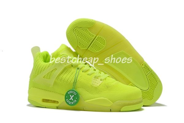 

2019 new 4s fly 4 iv red royal volt orange stock knit mens basketball shoes designer sneakers baskets trainers chaussures size 47