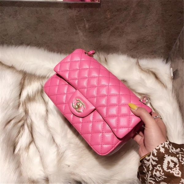 

small designer crossbody bags handbags size 25 cm classical rhombus with metal new arrival fashion colorful
