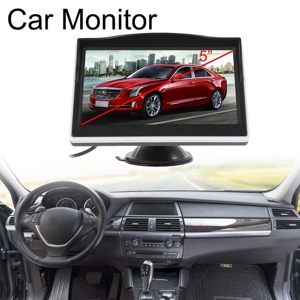 

5 inch tft lcd hd screen monitor car rearview reverse backup parking camera cam