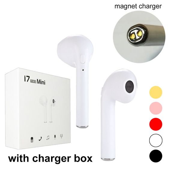 

Беспроводные Bluetooth-наушники I7 mini TWS Наушники TWS мини магнитное зарядное устройство лучше, чем i7s mini с чехлом для iphone 8 X