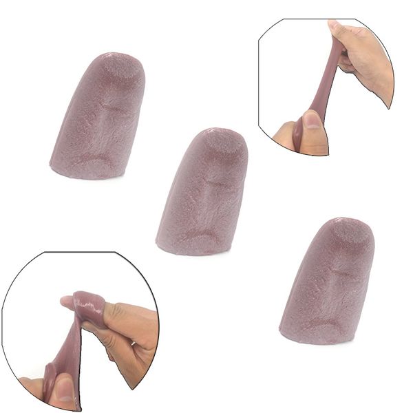 

2019 new horror funny magic tricks whole person false simulation tongue terrible decompression toy halloween prank