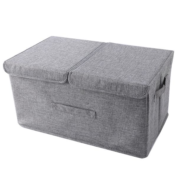 

storage bag shoes wardrobe saving space washable cotton linen with compartments clothes organiser portable vertical foldable