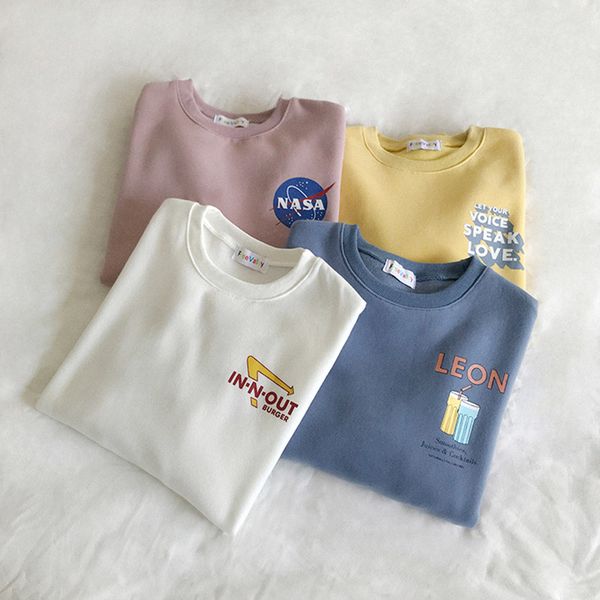 

4 colors 2019 autumn and winter preppy style front back print plus velvet thicking womens sweatshirts womens (f3839, Black