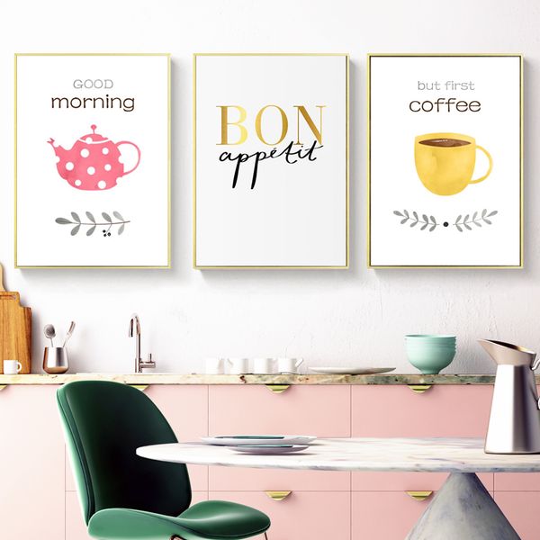 

modern abstract posters and prints wall art canvas painting greetings words wall pictures for kitchen decoration frameless