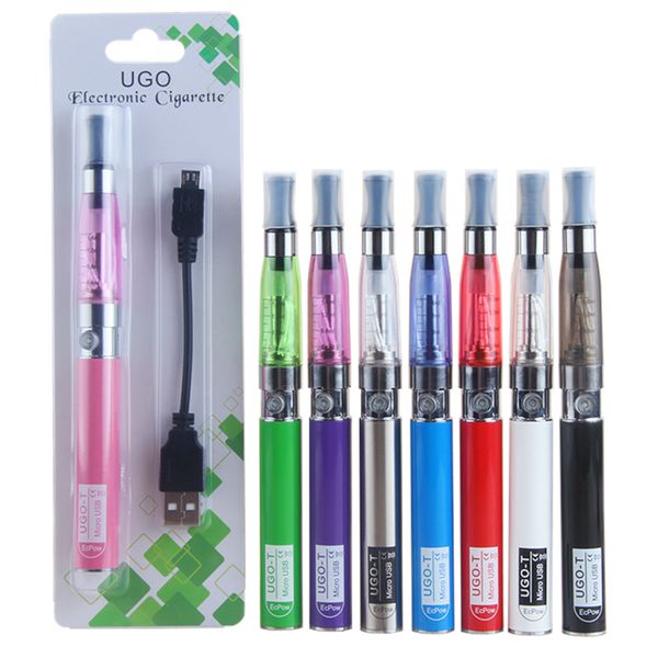 

510 t mah 650 vape pen starter cigarette electronic kit ce4 ego ego-t ce4 micro usb pen battery ugo atomizer vaporizer oil kits onsev