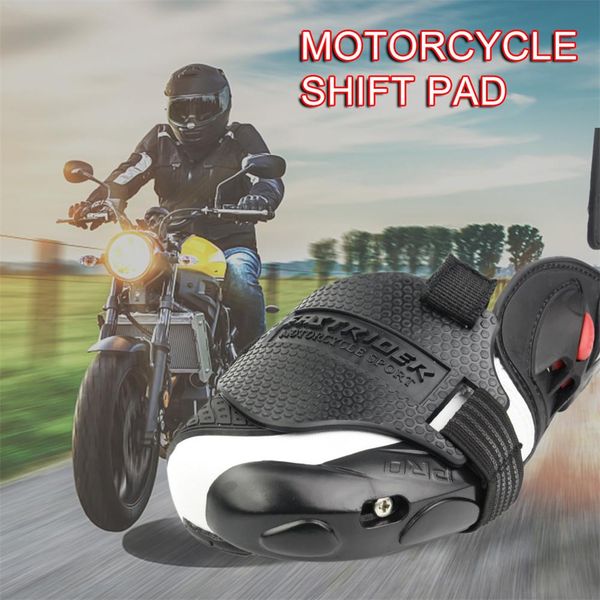 

motorcycle protective shift pad motocross men boots shoe protection gear for riding rubber lever racing brake cover