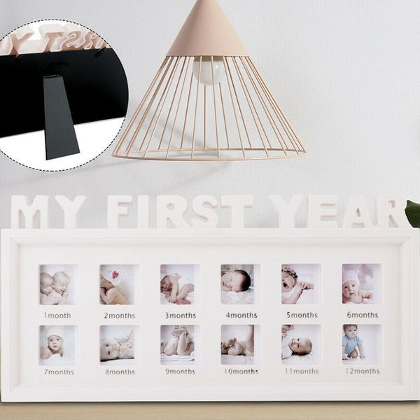 

diy combination p frames 0-12 month baby my first year pictures display plastic p frame kids growing memory gift dec889