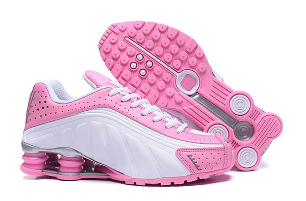 

мода розовый белый Shox Женские кроссовки Chaussures Femme Shox баскетбольная обувь zapatillas muje