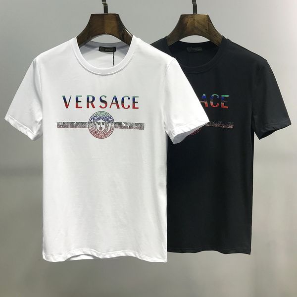 

men's clothingtees & polonew men's casual wear t-shirts and polo shirts for 2020 v18, White;black