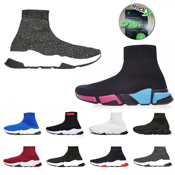 

stock x 2019 speed trainer runner designer shoes luxury womens paris triple s running shoes mens trainers sports casual sock shoes loafers