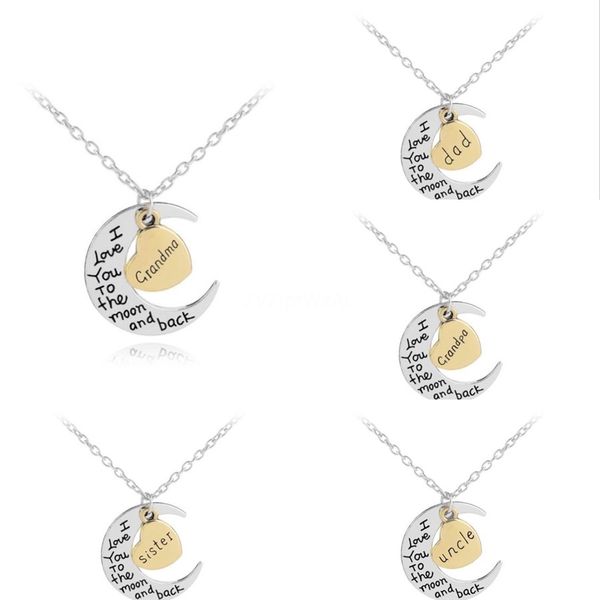 

women necklaces round letter a hollow butterfly heart pendant multilayer gold necklace set personality lady beach party jewelry#830, Silver