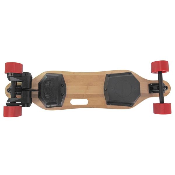 

jking h2b belt drive longboard electric skateboard 8.8ah battery max 28km/h with remote controller - black