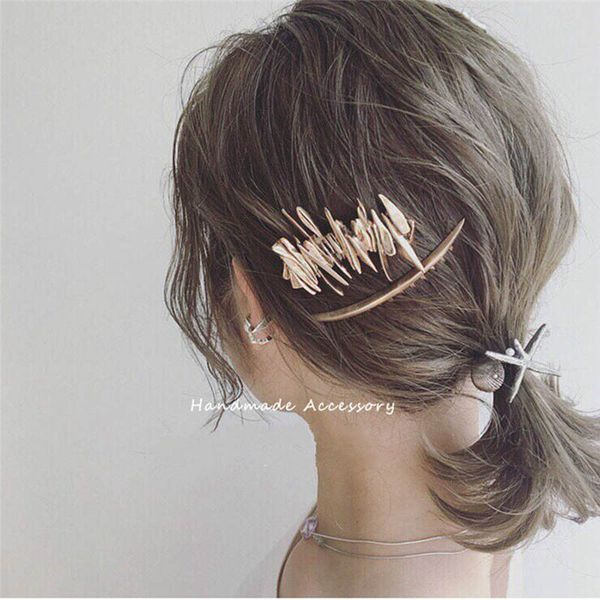Hollow Bowknot Hair Combs Metal Hairpins Girls Hair Clips Hairgrip