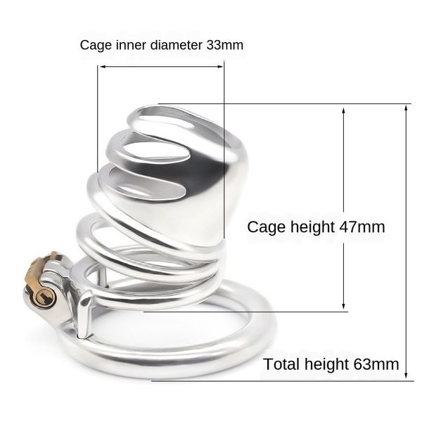 

gourd cb binding steel yang stainless chastity head metal gear men's device lock sm toys ikvmj