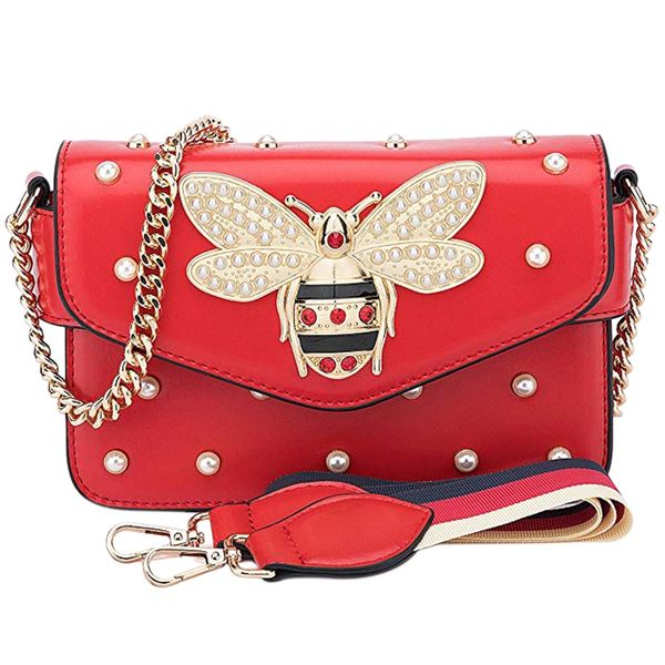 

fashion rhinestones bee purses and handbags for women shoulder bags crossbody bags for women small chain bag