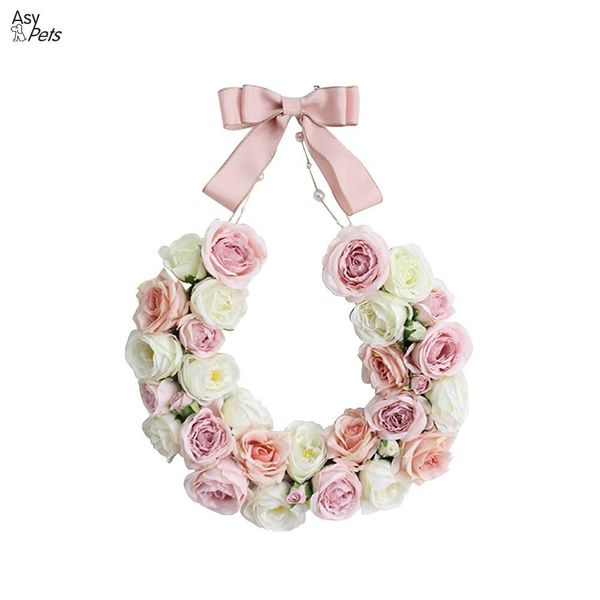 

saideng simulation rose floral door wreath artificial garland home wall garden wedding party decor-35
