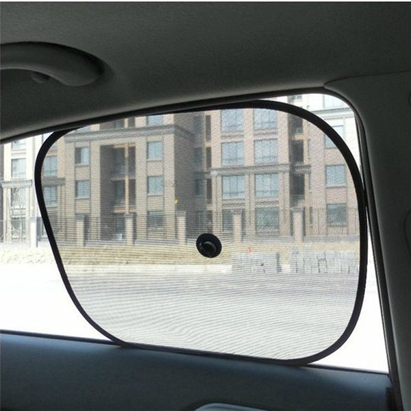 

2x black kids baby children car window uv protection blind mesh sun shades twin p# dropship