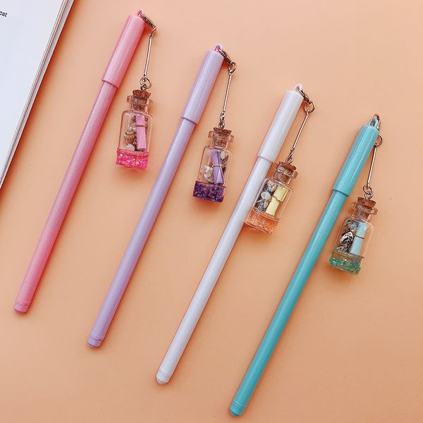 

creation romantic drift bottle series gel pen fashion stationery gift for children school supply random color