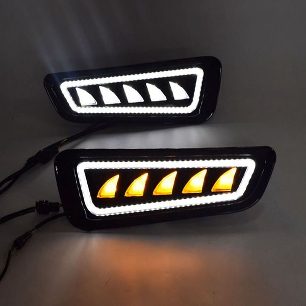 

car styling bright led daytime running lights for f150 2018-2019 waterproof car drl led fog light