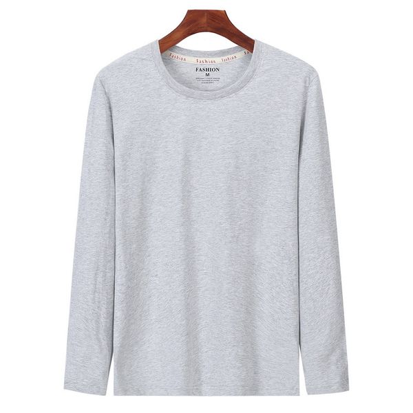 

long-sleeved t-shirt men's base shirt fashion half sleeve men korean-style large size t-shirt loose-fit crew neck autumn clothes, White;black