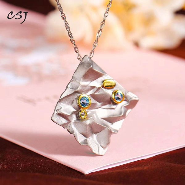 

csj original design z pendants 925 sterling silver for women party wedding engagement gift fine jewelry