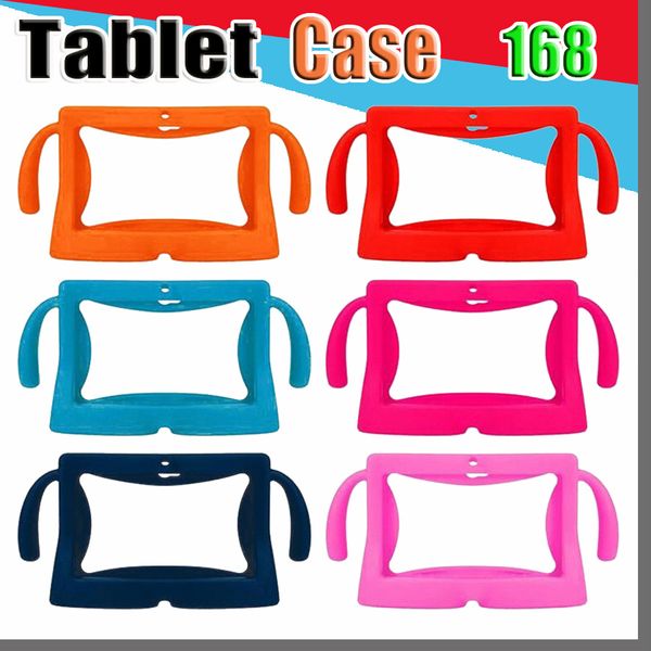 168 Crianças Soft Silicone Borracha Gel Capa Para Q88 A13 A23 A33 Q8 Android Tablet PC