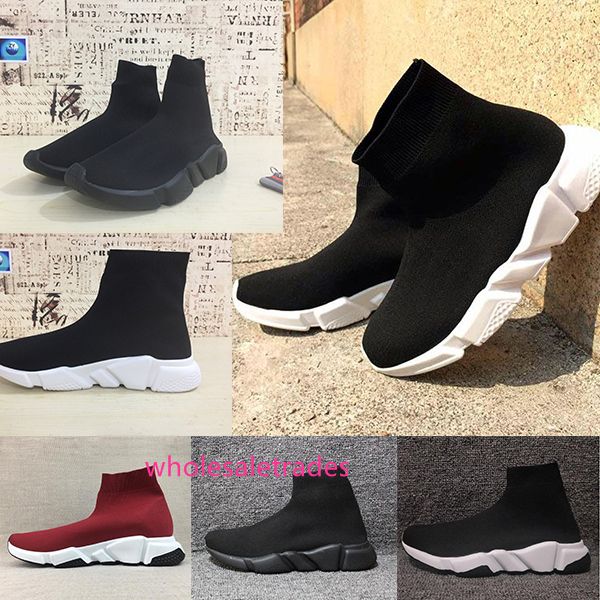 

new speed sock speed trainer running shoes for men and women sports shoes speed stretch-knit mid sneakers size eur 36-47