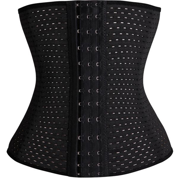 

waist trainer plus size corset spiral new steel corset body shaper slimming corset solid belt modeling strap plus size s 6xl, Black;white
