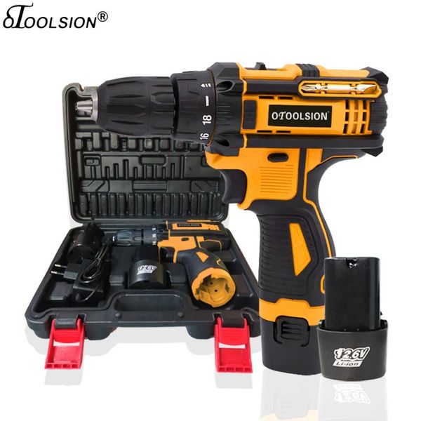 

12.6v 1500mah mini drill electric drill battery tools screwdriver cordless power for drilling in steel wood ceramic