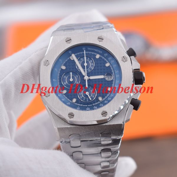 

NEW Montre de luxe мужские дизайнерские часы тяжелые Весь металлический ремешок из нержа