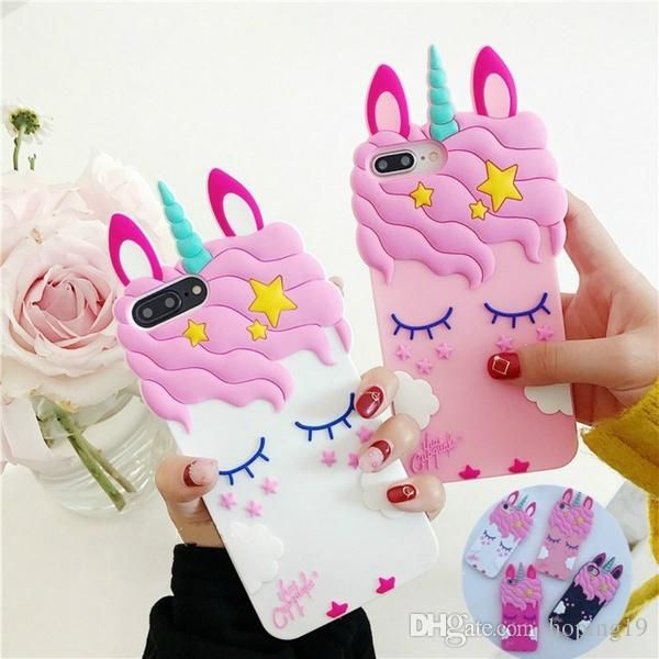 

good quality :2018 cute eyelash unicorn horse phone case for iphone x 6 6s 7 8 plus for iphone xs max