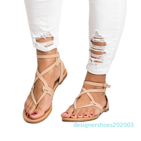 

new knitting filp flops rome flat sandals big size women sandals 2018 wholesale european and popular d03, Black