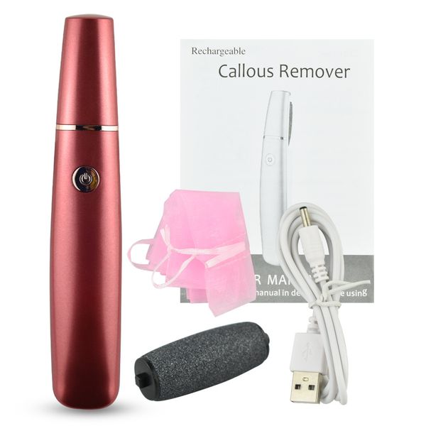 

electric pedicure tool mini foot callus remover with led light electronic callus eliminator rechargeable