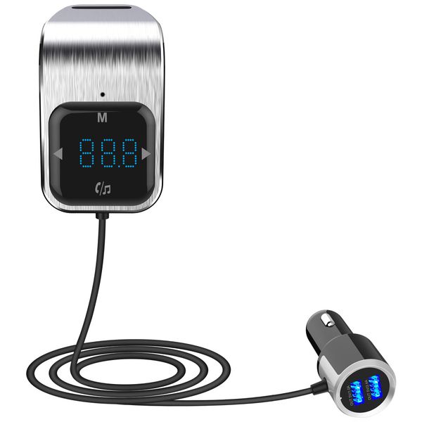 

fm transmitter wireless car wireless radio adapter mp3 player fm modulator with dual usb fast charger sale