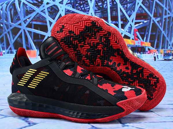 High Quality New Damian Lillard VI Dame 6 Sports Basketball Shoes Kids Mens Shoes Ruthless 
