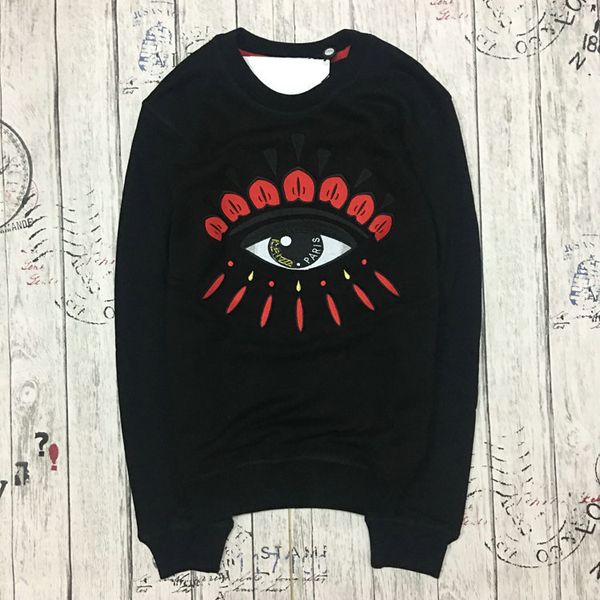 

Men 039 women 039 pari embroidery tiger head hoodie weater men women eye hiphop hoodie ape ju tin bieber hark long leeve fleece, White;black
