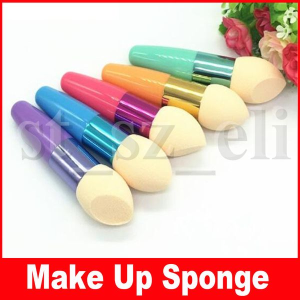 

makeup foundation sponge brush cosmetic brushes oval drop liquid cream foundation concealer puff with handle